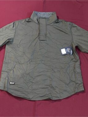 BYLT PREMIUM BASICS Olive Green Men's Pullover Jacket Size XXL